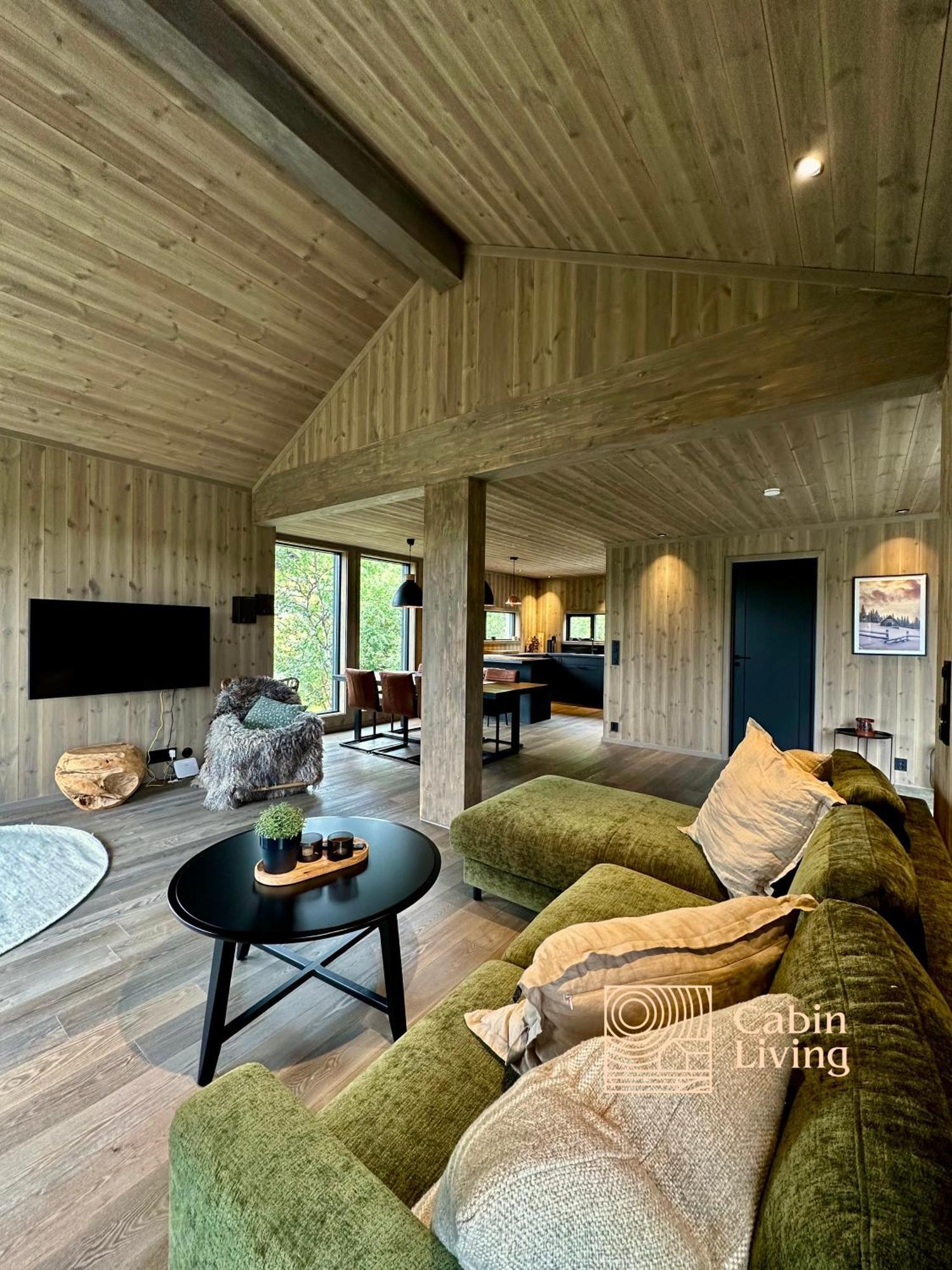 Brand New Cabin On The Sunny Side Of Gaustatoppen With A Great View Tuddal Esterno foto