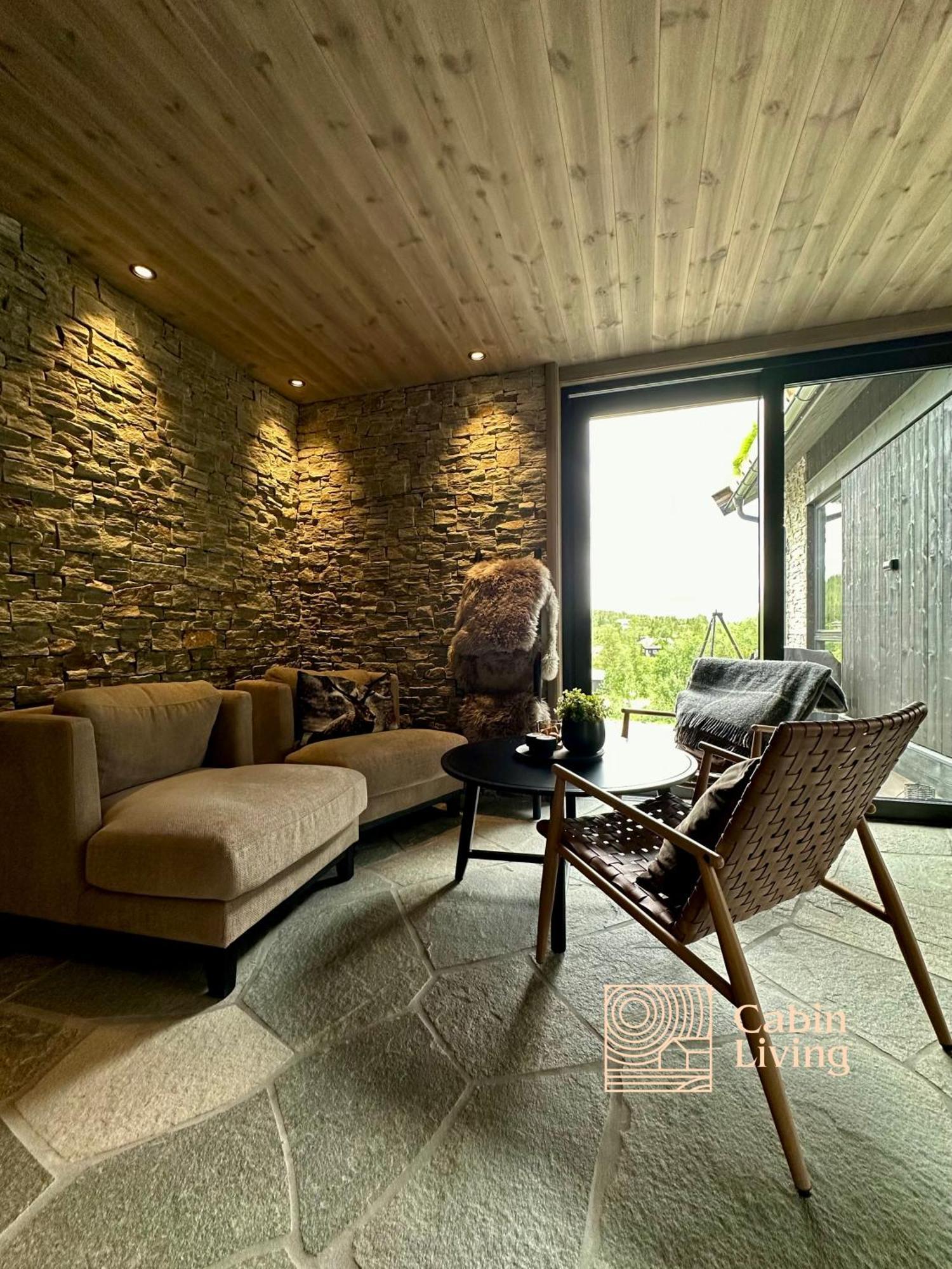 Brand New Cabin On The Sunny Side Of Gaustatoppen With A Great View Tuddal Esterno foto